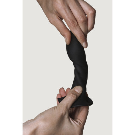 DILDO CON VENTOSA HITSENS 5 BLACK